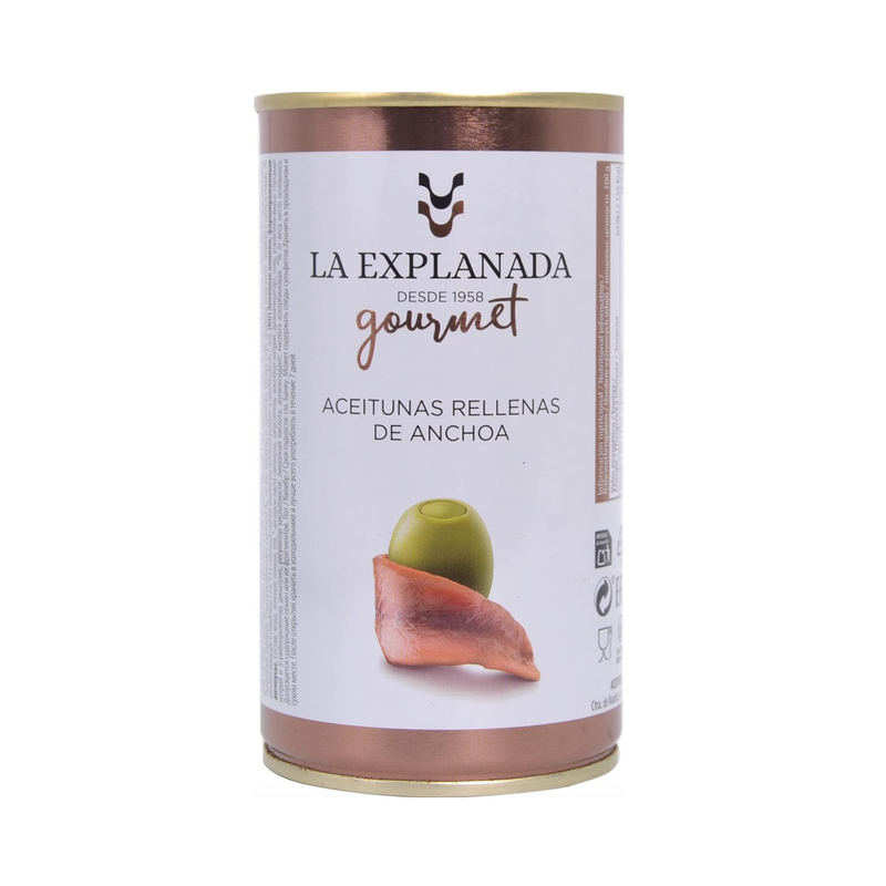 La Explanada Gourmet Aceitunas Rellenas De Anchoa 350g