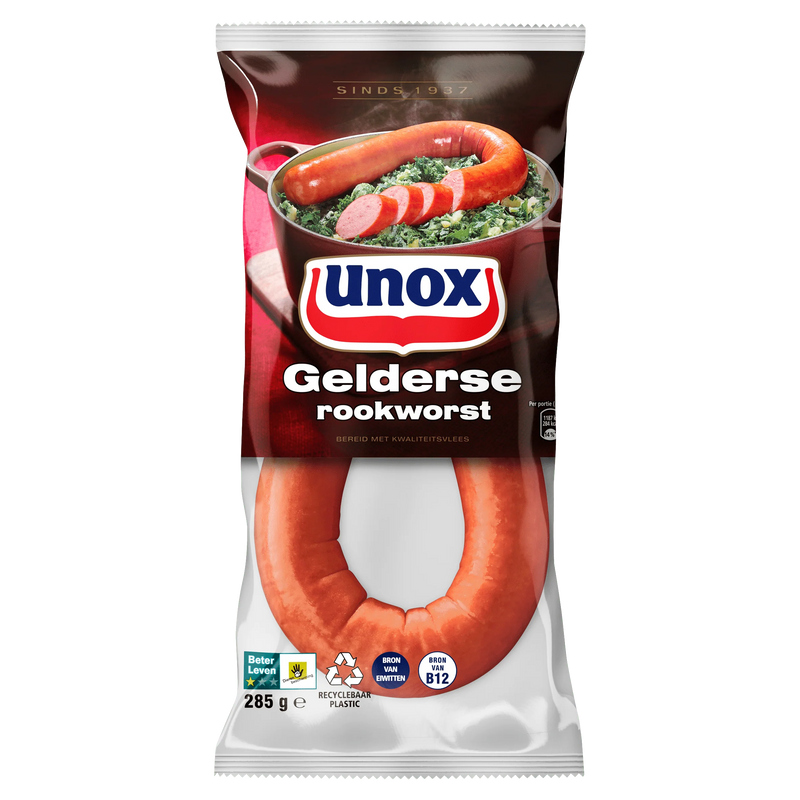 Unox Gelderse Rookworst 285g