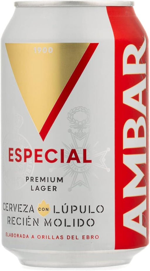 lata de cerveza ambar especial