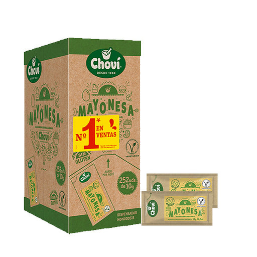 caja de chovi mayonesa monodosis
