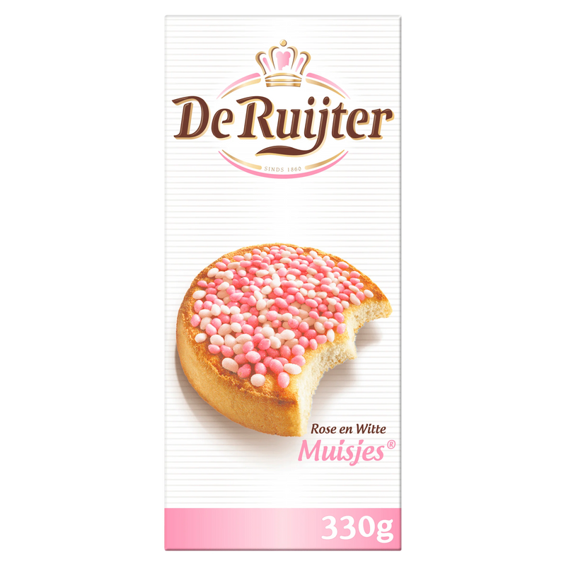 De Ruijter Roze en Witte Muisjes 330g