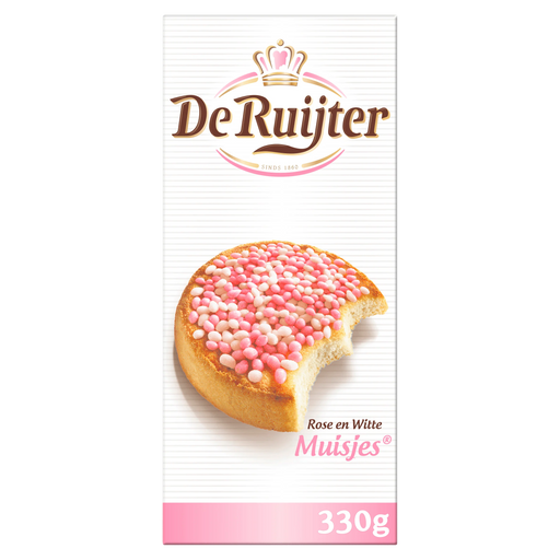 De Ruijter Roze en Witte Muisjes 330g