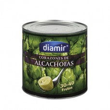 lata de diamir corazones alcachofas