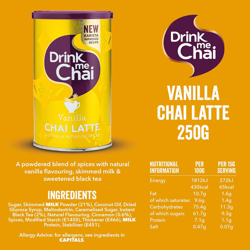Drink Me Vanilla Chai Latte 250g
