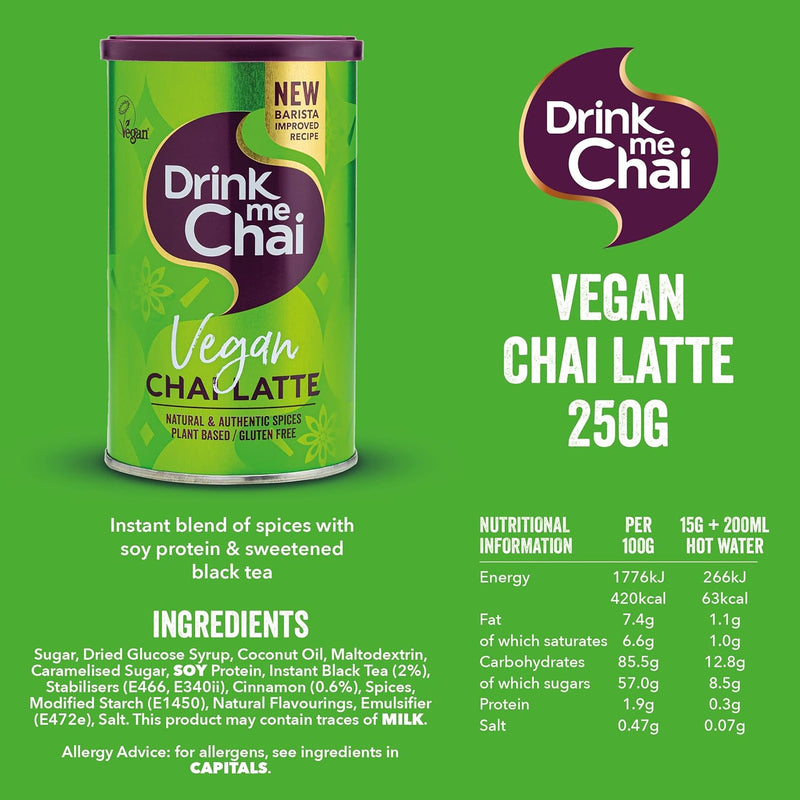 Drink me Chai 'Vegan' Chai Latte 250g