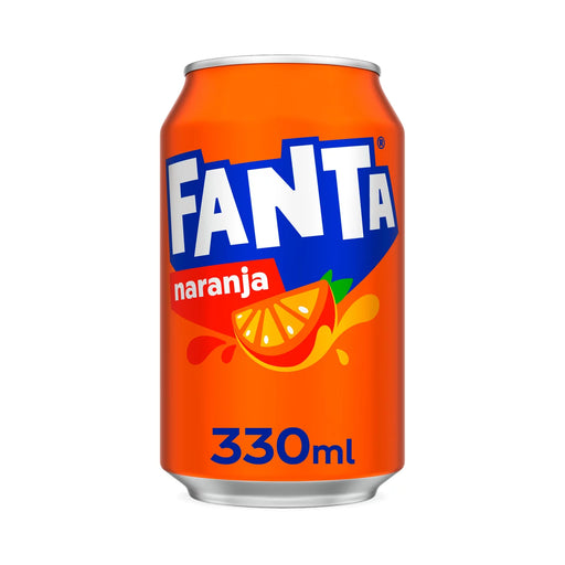lata de fanta naranja 330ml