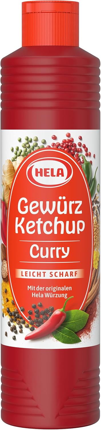 Hela Curry Leicht Scharf 800ml salsa curry ligeramente picante alemana