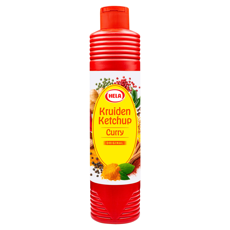 Hela Kruiden Ketchup Curry Original 800ml