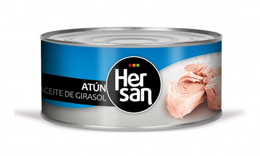 lata de hersan atun en aceite de girasol 750g