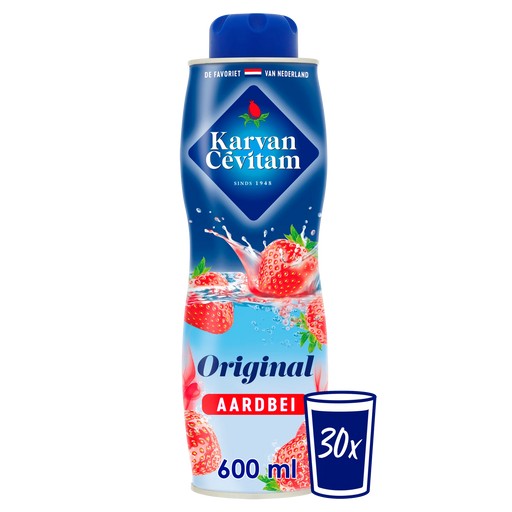 Karvan Cevitam Original Aardbei Siroop 600ml