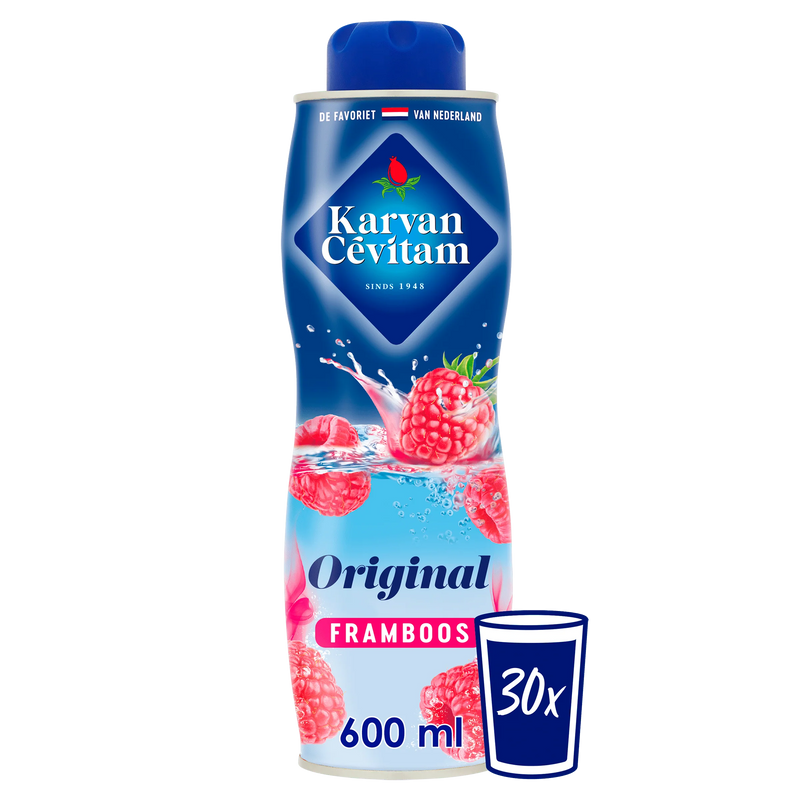 Karvan Cevitam Original Framboos Siroop 600ml