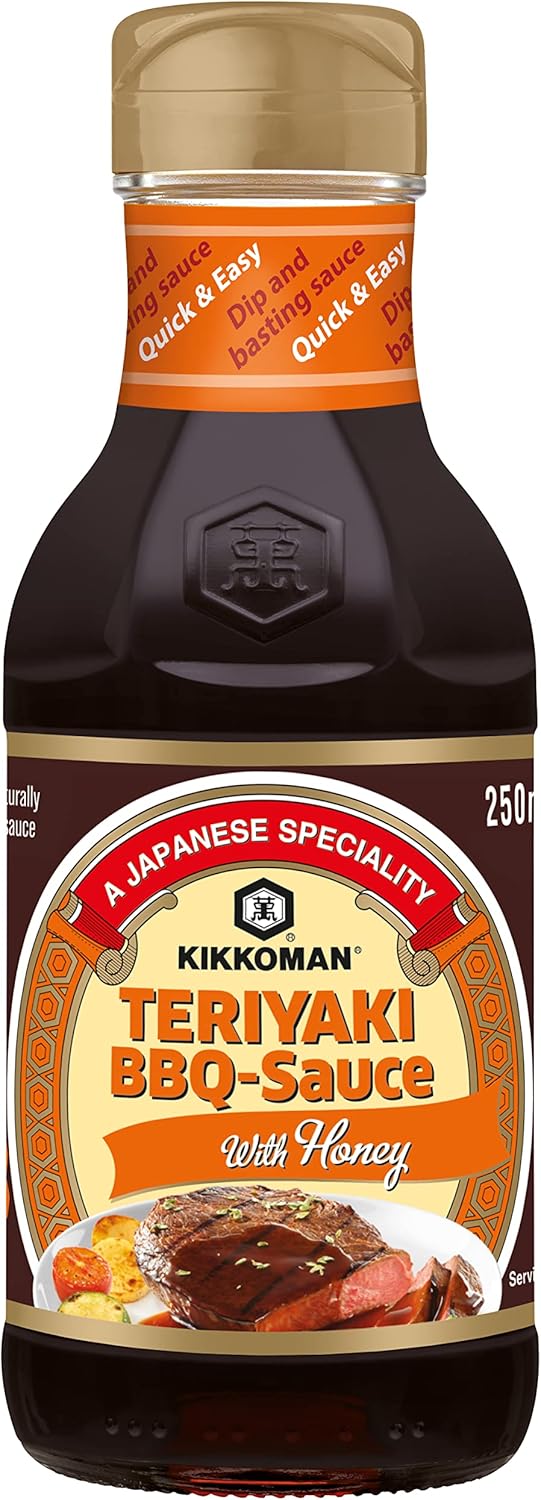 Kikkoman Salsa Teriyaki BBQ 250ml salsa japonesa con sabor barbacoa