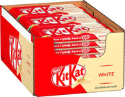 caja de kitkat blanco