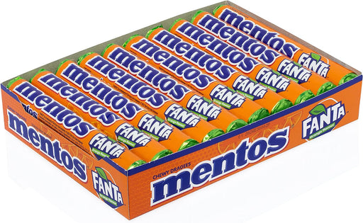 caja de mentos fanta naranja