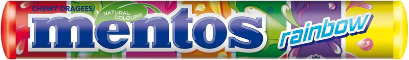 rollo de mentos rainbow