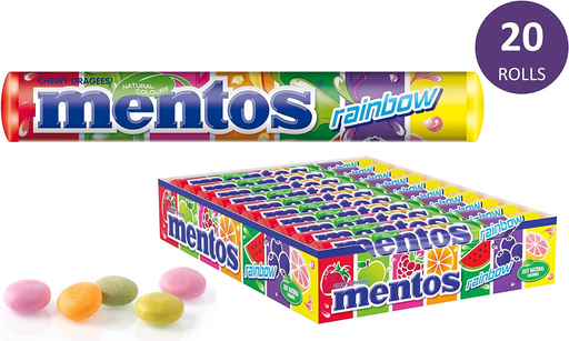 caja de mentos rainbow