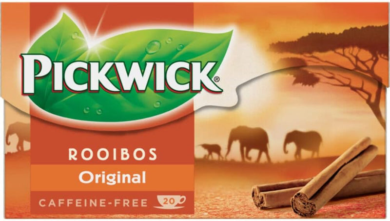 Pickwick Rooibos Original 20ud infusión rooibos sin cafeína en bolsitas