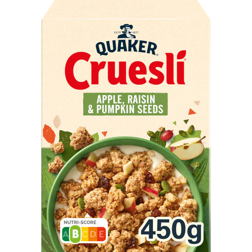 Quaker Cruesli Apple Raisin Pumpkin Seeds 450g