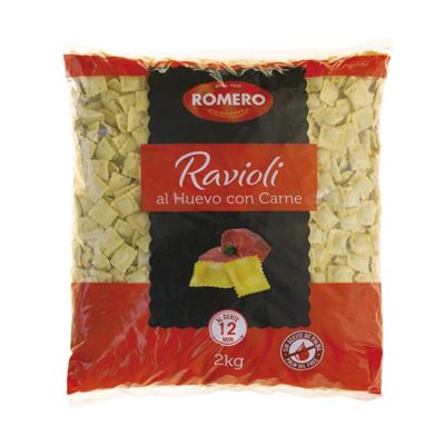 bolsa de romero tortellini al huevo con carne 2kg