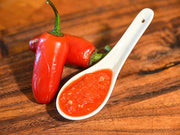 sambal oelek on spoon