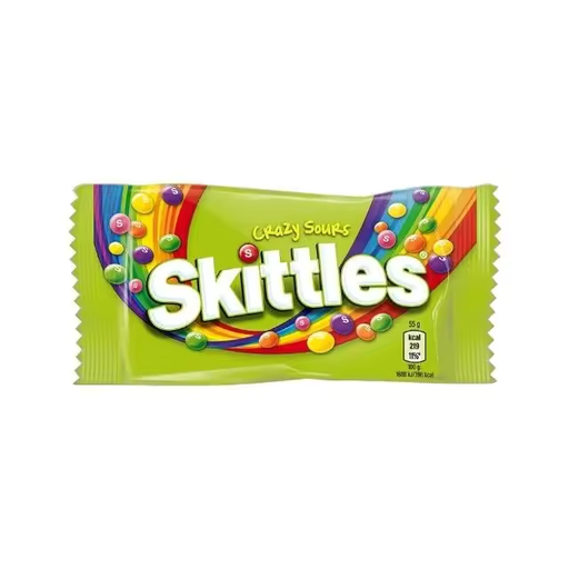 bolsa de skittles crazy sour 38g