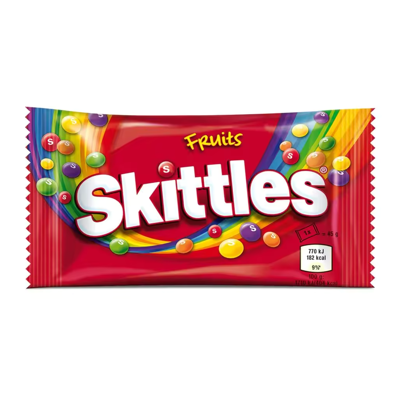 bolsa de skittles fruta 38g