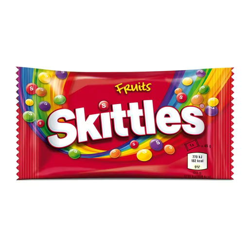 bolsa de skittles fruta 38g