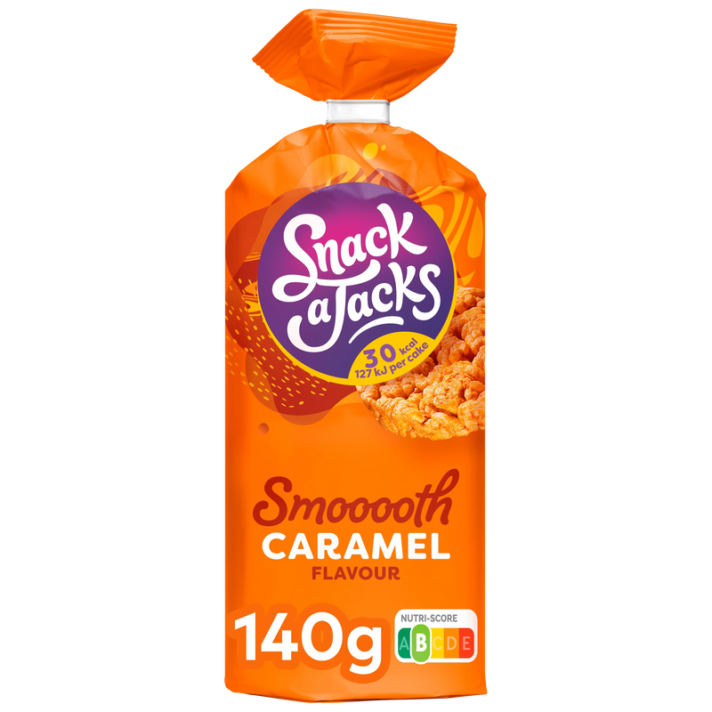 snack a jacks caramel 140g