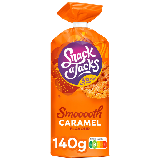 snack a jacks caramel 140g
