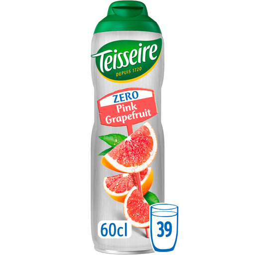 Teisseire Zero Pink Grapefruit Sirope 600ml