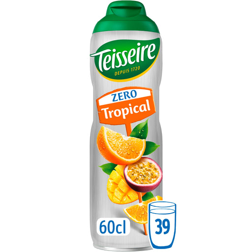 teisseire zero tropical sirope 600ml